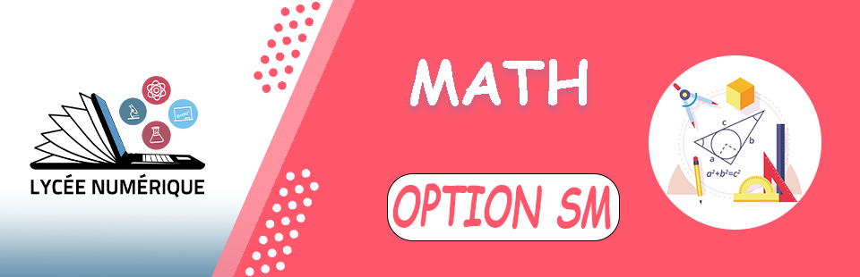 MATHS – Option SM